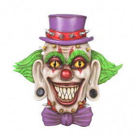 LEDgen HWN-WM-JKR-CLWN-SPKS Scary Joker Clown Head