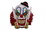 LEDgen HWN-WM-SCRY-CLWN 5' Scary Clown Mask Wall Mount