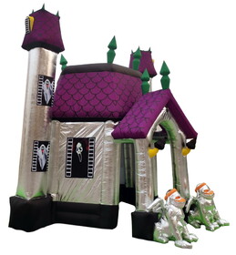 LEDgen INFTBL-HWN-CST-ARCH Halloween Bounce House Castle with Archway