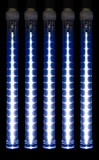 LEDgen LED-SFTUBE-BL-12-5PK 5 Pack 12'' Blue LED Snowfall Tube Lights