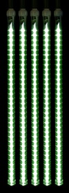LEDgen LED-SFTUBE-GR-24-5PK 5 Pack 24" Green Snowfall Tube