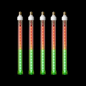 LEDgen LED-SFTUBE-REGR-12-5PK 12" Red-Green Snowfall LED Tube