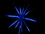 Winterland LED-STB-30-BL 30" Animated Blue Star Burst, Price/each