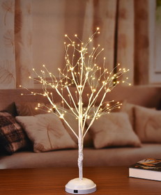 LEDgen LED-TR-BATAC-LWW 2' LED TREE WITH WARM WHITE LIGHTS