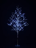LEDgen LED-TR04-LPW 4' Silver Branch Tree Pure White LEDs