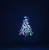 LEDgen LED-TR3D04-L5M 4' Multi Colored Micro LED Tree
