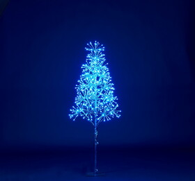 LEDgen LED-TR3D04-LBL 4' Blue Starburst LED Tree
