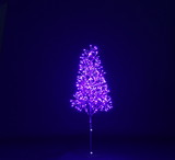 LEDgen LED-TR3D04-LPU 4' Purple Starburst LED Tree
