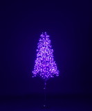 LEDgen LED-TR3D05-LPU 5' Purple Starburst LED Tree