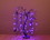 LEDgen LED-WLLW-02-BATAC-LPU 2' Purple LED Halloween Willow Bonsai Tree