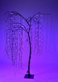 LEDgen LED-WLLW-07-LPU 7' Purple LED Halloween Willow Tree