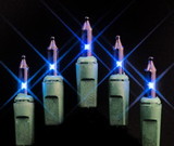 LEDgen MINI-50-4-B 50 Blue Incandescent Mini Lights