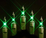 LEDgen MINI-50-4-G 50 Green Incandescent Mini Light