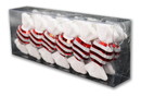 LEDgen ORN-12PK-CDY-RE 12 PACK RED CANDY ORNAMENTS