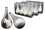 LEDgen ORN-12PK-TD-SLV 12 Pack Silver Teardrop Ornaments