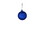 LEDgen ORN-BLKG-100-BL-12PK 12 Pack 100mm 4" Blue Glitter Ball Ornament with Wire