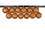 LEDgen ORN-BLKG-100-CO-12PK 12 Pack 100mm 4" Copper Glitter Ball Ornament with Wire