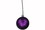 LEDgen ORN-BLKG-60-PU-12PK 12 Pack 60mm 2.5" Glitter Purple Ball Ornament with Wire