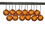LEDgen ORN-BLKG-80-OR-12PK 12 Pack 80mm 3" Orange Glitter Ball Ornament with Wire