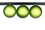 LEDgen ORN-BLKM-150-LG-3PK 3 Pack 150mm 6" Lime Green Matte Ball Ornament with Wire and UV Coating