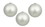LEDgen ORN-BLKM-150-SLV-3PK 3 Pack 150mm 6" Silver Matte Ball Ornament with Wire and UV Coating