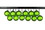 LEDgen ORN-BLKM-80-LG-12PK 12 Pack 80mm 3" Matte Lime Green Ball Ornament UV Coated with Wire