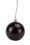 LEDgen ORN-BLKS-60-BK-12PK 12 Pack 60mm 2.5" Shiny Black Ball Ornament with Wire and UV Coating