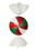 LEDgen ORN-CDY-37-SWL-RGW 37" Red, White and Green Candy Ornament
