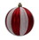 LEDgen ORNPK-STRPB-CDY-12 12 Pack Red and White Assorted Ball Ornaments