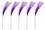 LEDgen PCKH-41-SPRY-PU-5PK 5 Pack 41" Purple Glitter Pick Spray