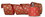 LEDgen RBN-19275-RE-2PK 2 Pack 2.5" Wide 10 Yards Red Ribbon