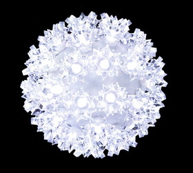Winterland S-100SPH-PW-7.5 - 7.5"" Sphere 100 MM Pure White Leds