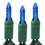 Winterland S-50M5BL-6G5T 50 M5 Blue 1/5 Twinkle Lights 6" Spacing on Green Wire