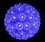 Winterland S-50SPH-BL-06 - 6" Sphere 50 MM Blue Leds