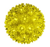 LEDgen S-50SPH-YEST-06 6'' Yellow 1/5 LED Strobe Sphere.