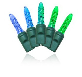 LEDgen S-CM5BLGR-4G 35 M5 Standard LED Colorwave Blue/Green Light String 4"Spacing