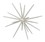 LEDgen STBST-40-WH 40" White Glittered Starburst Ornament