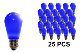 LEDgen T50-DIM-RETRO-BL-F-25 25 Pack T50 Frosted Blue Dimmable Replacement Bulb