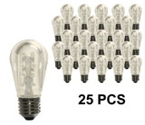 LEDgen T50-DIM-RETRO-PW-SC-16-25 25 Pack T50 Pure White Dimmable Replacement Bulb