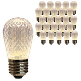LEDgen T50-DIM-RETRO-WW-W-25 25 Pack T50 Warm White Dimmable Replacement Bulbs