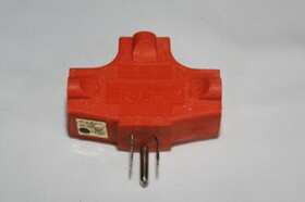 LEDgen WL-3WAY-120-OR 3 Outlet Plug Adapter