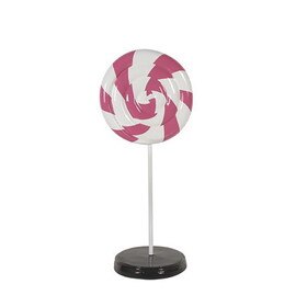 LEDgen WL-CNDY-LOLLI-PI 3' Pink Swirl Lollipop