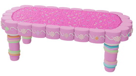 Winterland WL-CNDY-TBL-PI Pink Candy Table