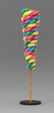 LEDgen WL-CNDYTR-CN-MINI-RNBW Mini Rainbow Upside Down Candy Cone Tree with Base