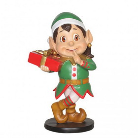 LEDgen WL-ELF-TOY-GIFT Elf with Green Gift