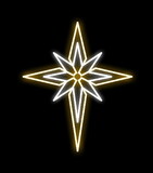 Winterland WL-MTNF-BTHSTR-03-PWW 3' Bethlehem Star Pure White and Warm White LEDs