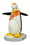 Winterland WL-PNG-FNY-OR Flipper The Funny Penguin With A Orange Scarf, Price/each