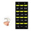 Muka Numbered Classroom Pocket Chart, Wall Pocket Organizer for Cell Phones Calculator Holders, 12 Pockets