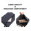 Muka Small Crossbody Bag, Mini Messenger Bag for Men, Waterproof Neck Pouch
