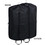 Muka Garment bag 3 Packs, Black Garment Cover Set, Clothes Cover with Handles